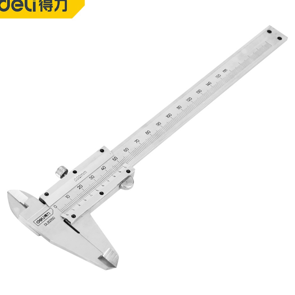 

Deli Vernier Caliper Jangka Sorong 15mm 6 inch Perkakas EDL9215 ART O2F8