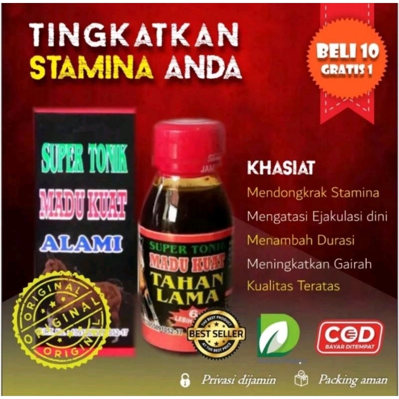 

MADU ALAMI SUPERS STONIK 99% Original