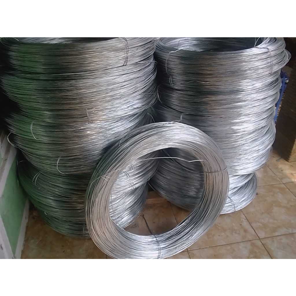 Kawat galvanis tebal 1,6 mm 2,1 mm 2,7 mm 3 mm 3,4 mmdan 4 mm