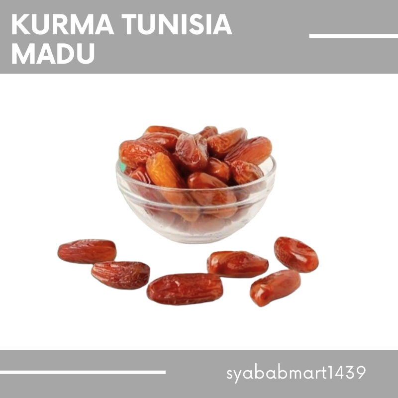 

Kurma Tunisia Madu Premium 500 Gram Toples / Kurma Palm tanpa tangkai / Kurma Palm Fruit / Kurma Tunis Kurma Sultan / Oleh Oleh Haji Umroh