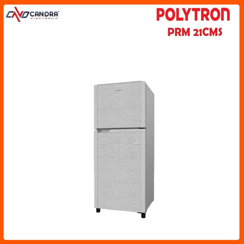 Kulkas Dua Pintu POLYTRON PRM 21CMS/ Kulkas 2 Pintu POLYTRON