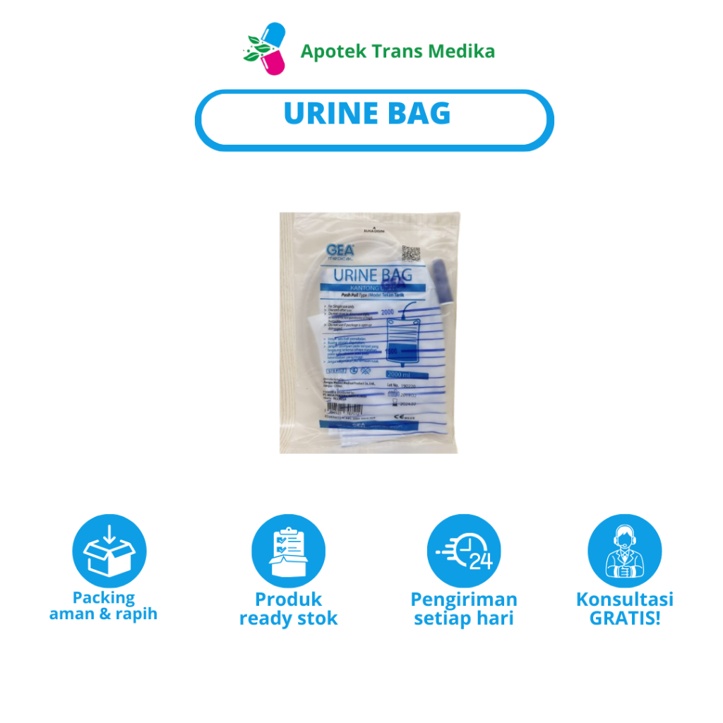 Urine Bag Digunakan untuk menampung urine orang dewasa