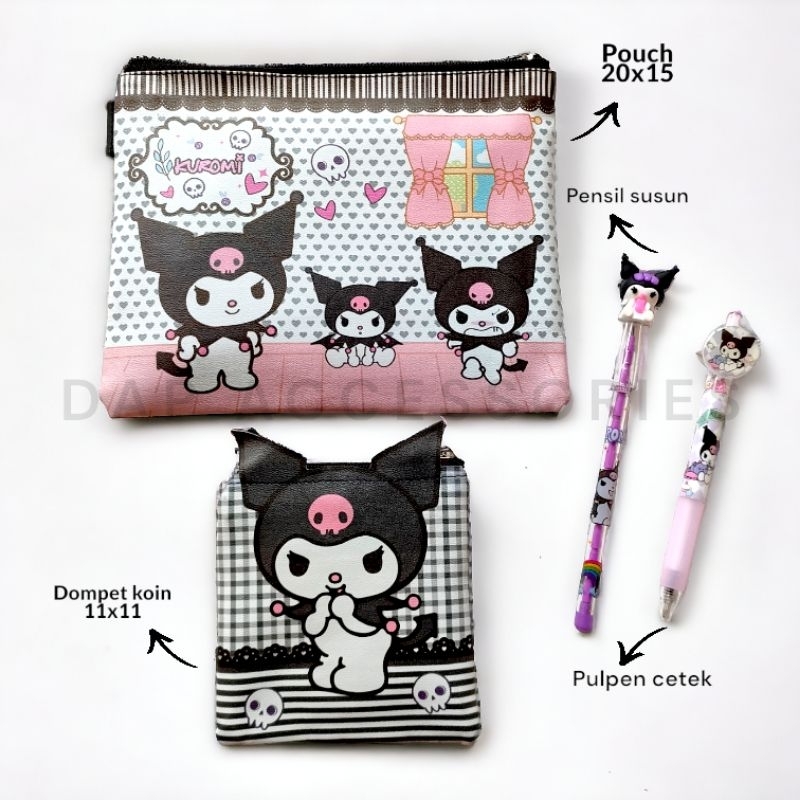 

Set Alat tulis Sanrio/ Pouch Sanrio / Dompet sanrio
