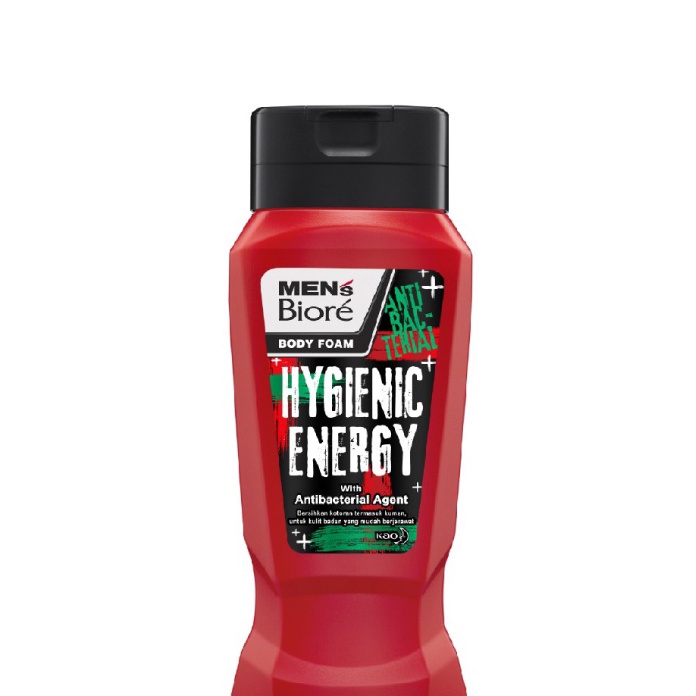 HOT Mens Biore Sabun Mandi Cair Untuk Pria Hygienic Energy Anti Bakteri Botol 25 ml  Sabun Cair Body