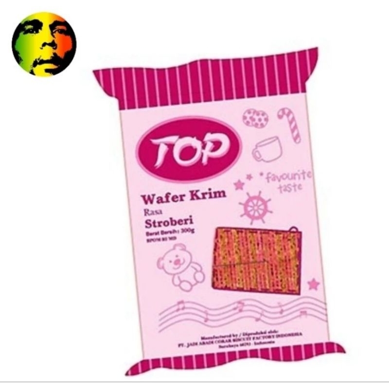 

Top wafer krim strawberry 300g