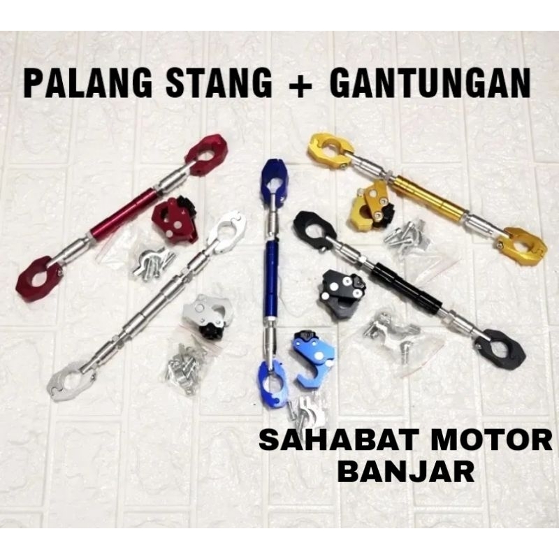 Palang Stang Motor PCX 150 variasi + Gantungan Motor PCX / BEAT STREET / KLX / VIXION Dll