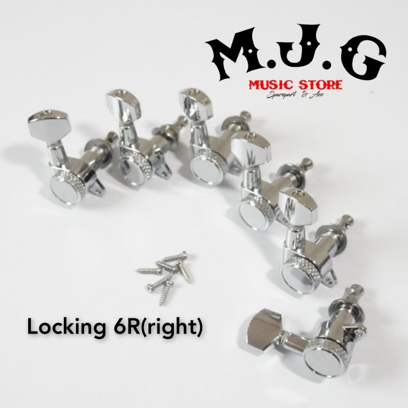 Dryer gitar elektrik tuning machine locking 6R posisi atas premium quality