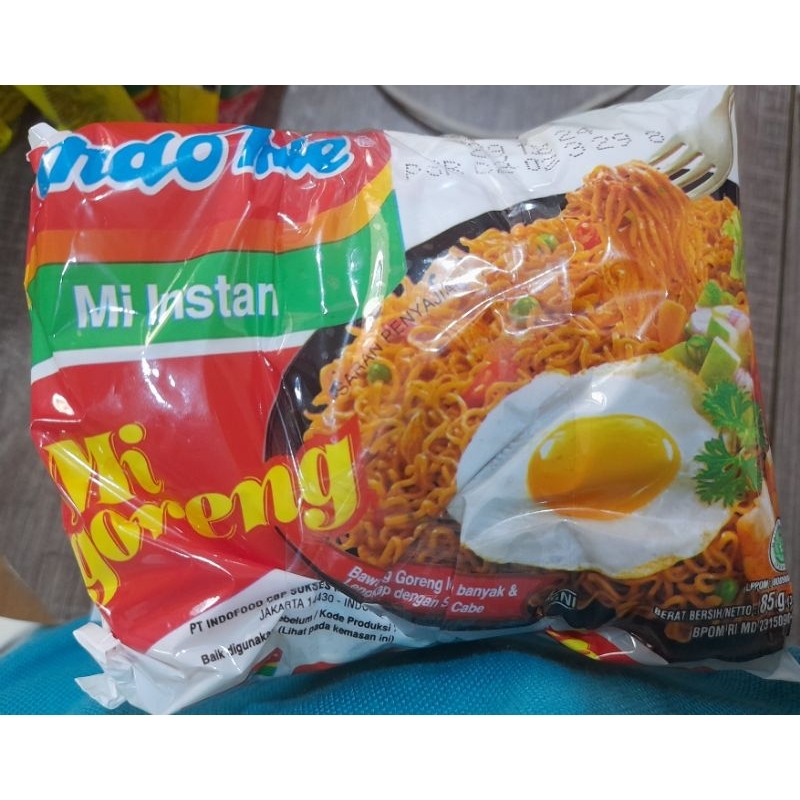 

Paket indomie goreng (1 bandel : isi 5 pcs)