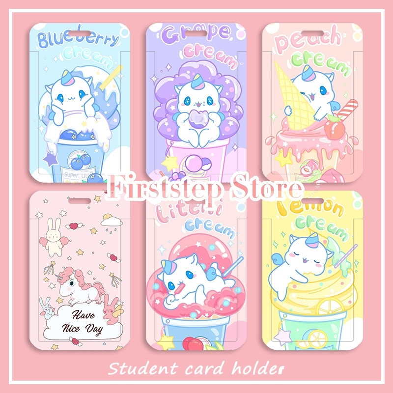 FIRSTSTEP - Unicorn ID Card Holder / Name Tag / Gantungan Kartu Nama / Tali ID Card / Tempat Kartu I