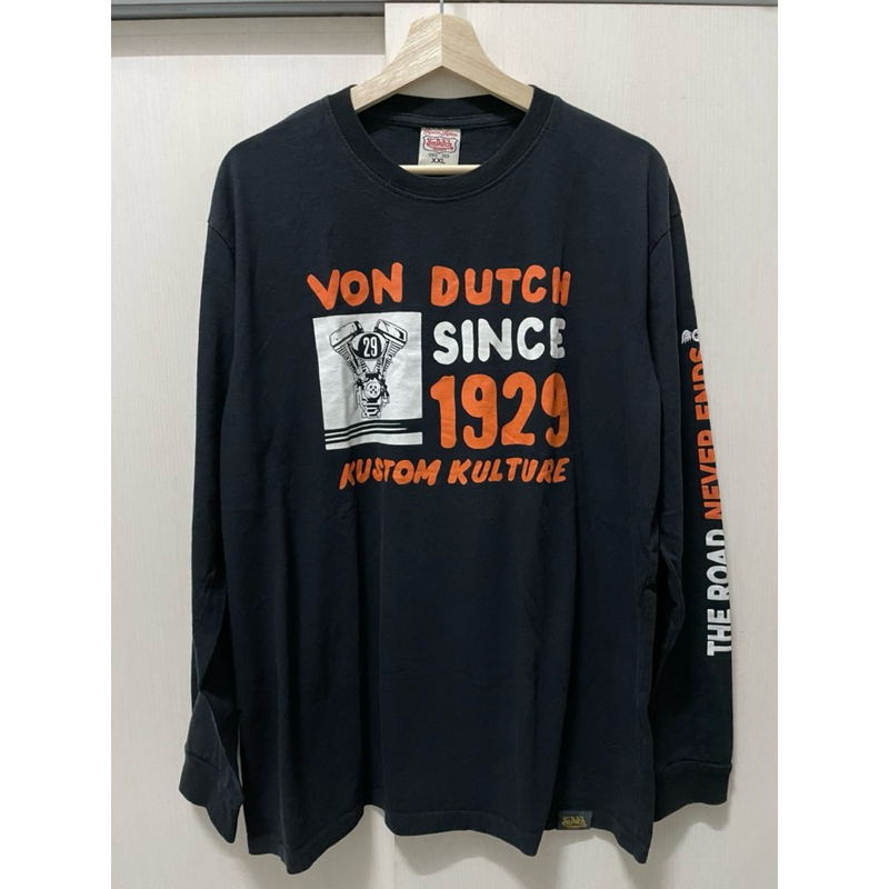 kaos long sleeve von dutch preloved