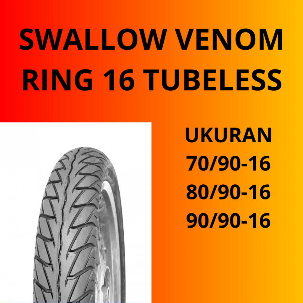 Swallow Venom Ban Motor Ring 16 Ban Motor Tubles