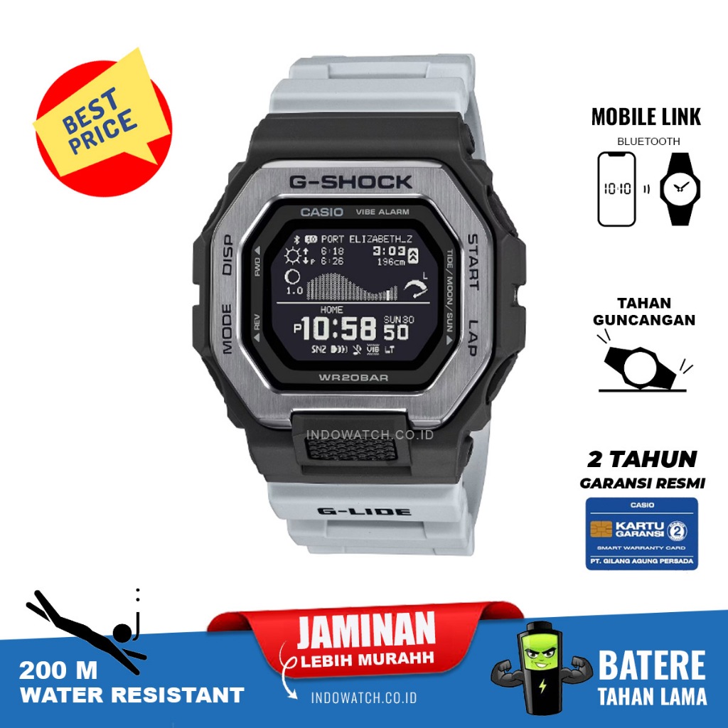 Casio G-Shock GBX-100TT-8 gbx100 gbx 100 original garansi resmi