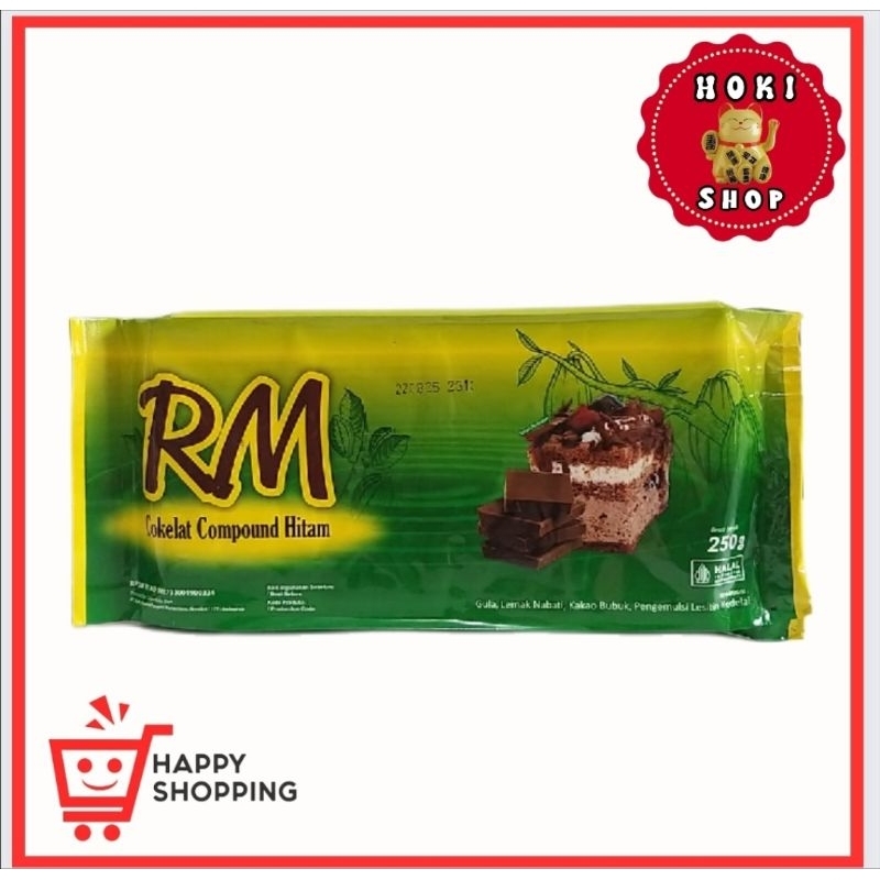 

RM Dark Compound Chocolate 250gr / Coklat Batang / Coklat