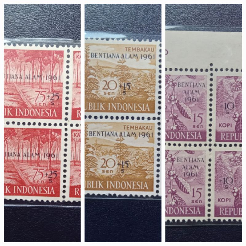 

prangko indonesia bentjana alam tahun 1961