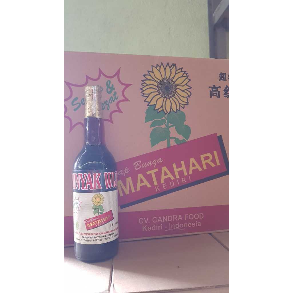 

MINYAK WIJEN CAP BUNGA MATAHARI 600ML (BOTOL KACA)