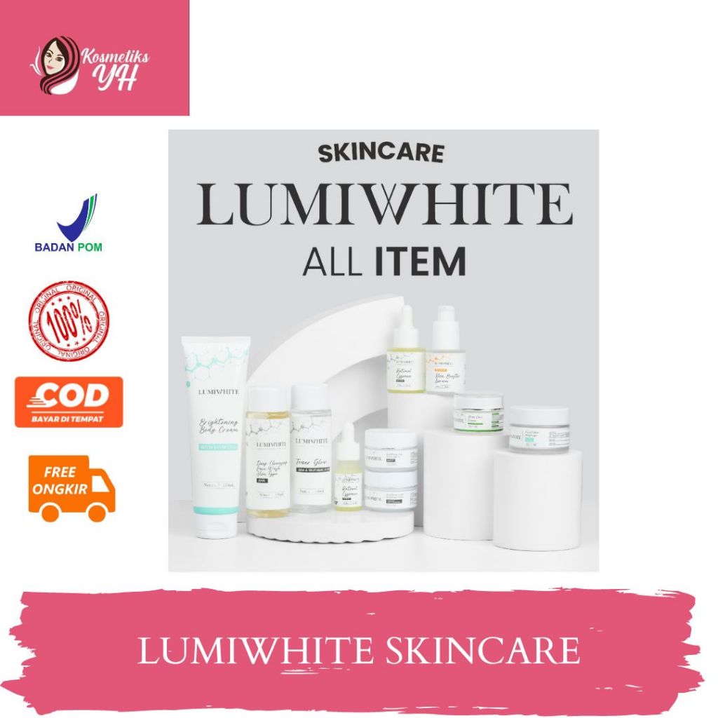 LUMIWHITE SKINCARE ATAU LUMIWHITE SKINCARE 1 PAKET SERTA SKIN CARE LUMIWHITE