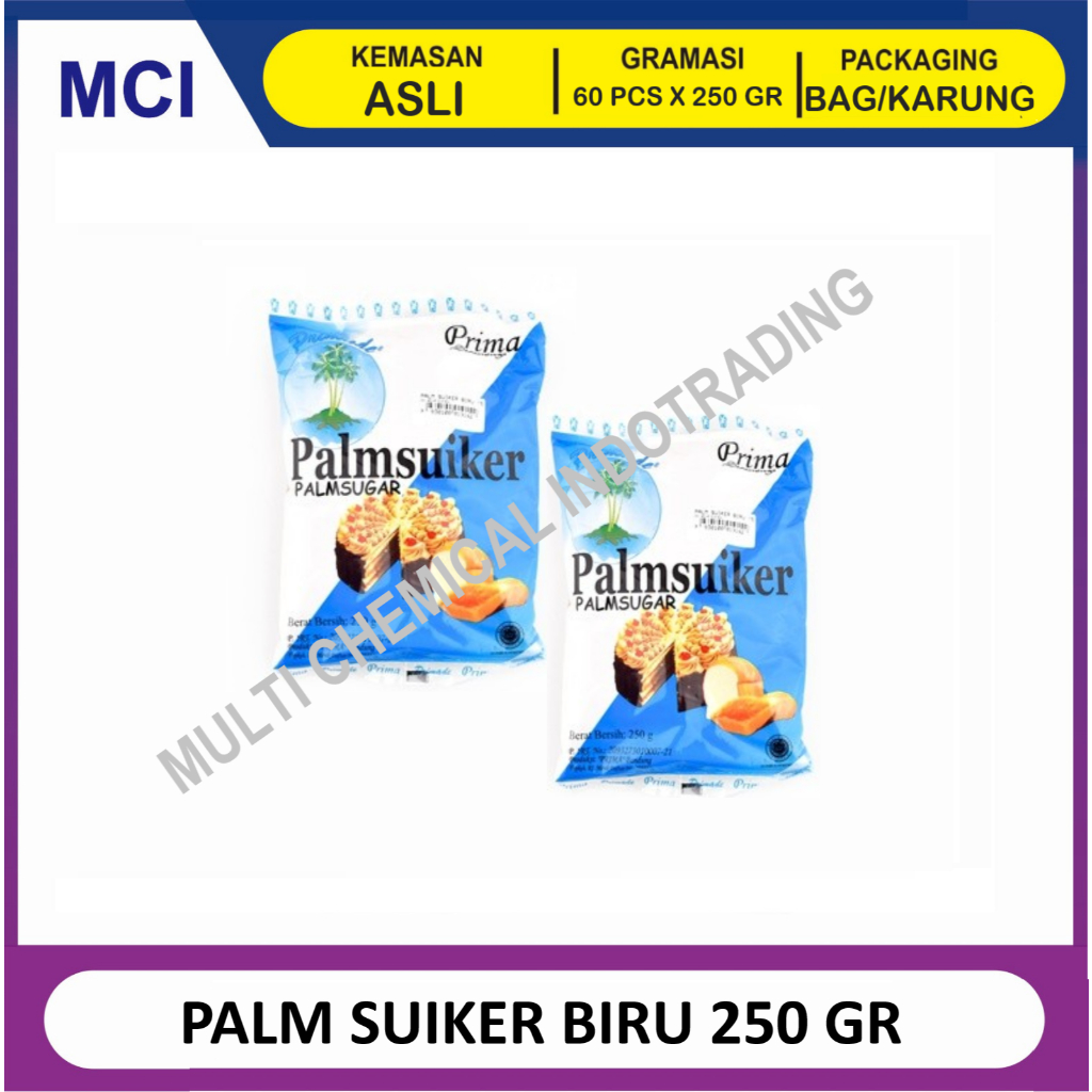 

PALM SUIKER 250 GR / PALMSUIKER PRIMA / PALM SUGAR - 1 BAG 60 PCS