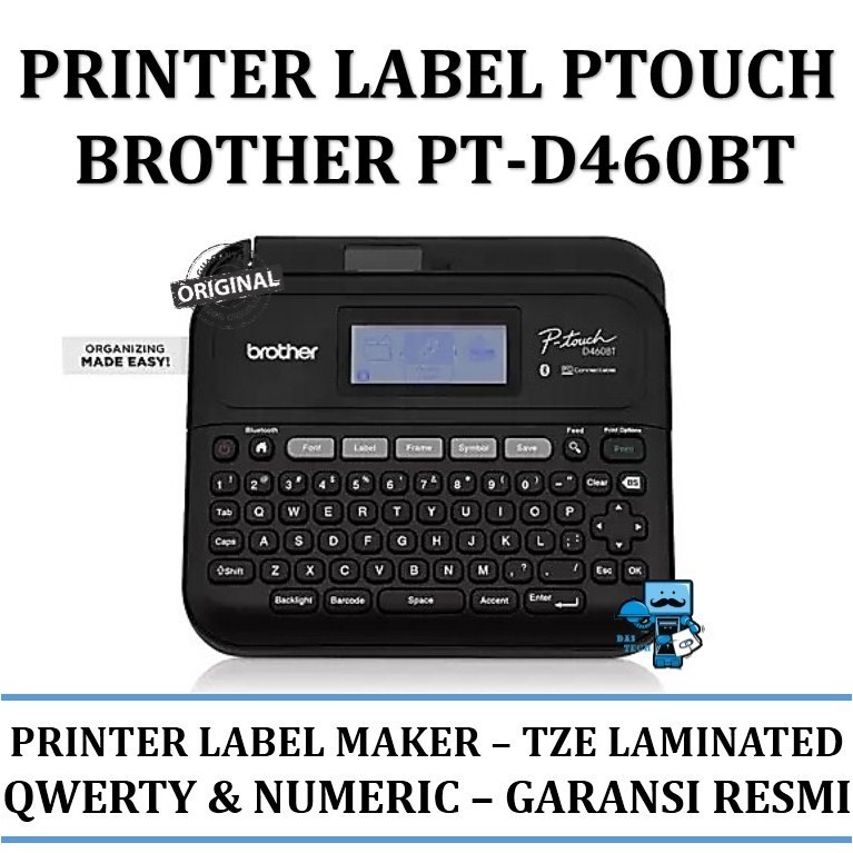 

Printer Label Brother PT-D460BT / PTD460BT Original - Garansi Resmi