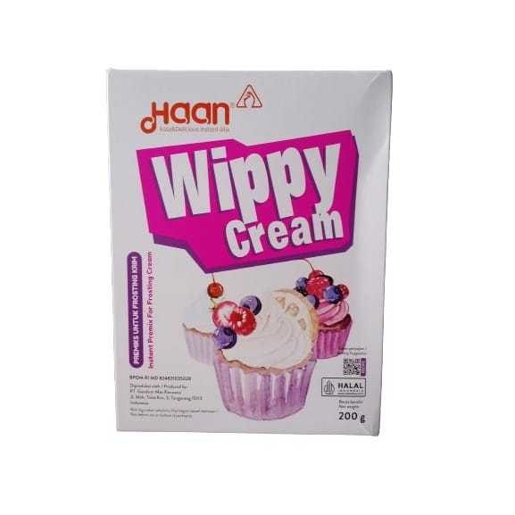 

Haan Whippy Cream 200 gram / Whipping Cream / Whipped Krim Whip