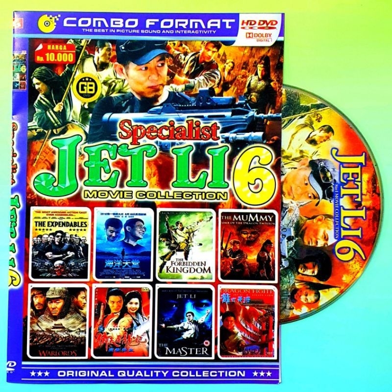 KASET DVD JET LI-DVD JETLI-KASET JET LEE-KASET DVD SILAT-KASET DVD KUNGFU