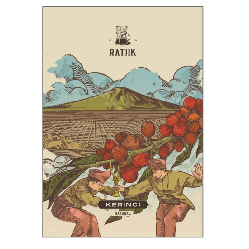 

Kopi Arabika KERINCI NATURAL 1kg | Single Origin Specialty Coffee Arabica - Ratjik Coffee & Roastery
