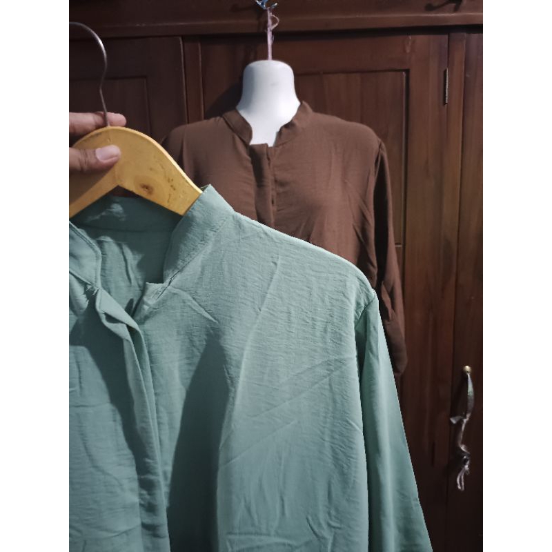 edisi defect sale Tunik kringkel premium / Tunik umpak delisa/ atasan wanita kekinian tunik crinkle 