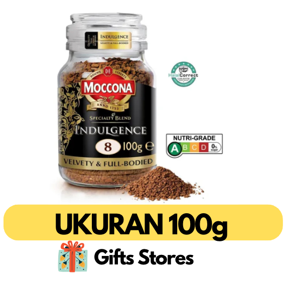 

Moccona Indulgence Intensity 8 Freeze Dried Instant Coffee 100G / Moccona Indulgence Original