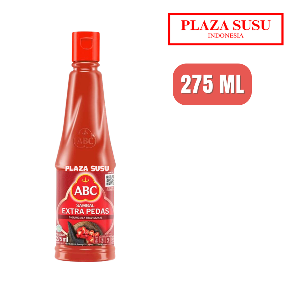 

SAMBAL ABC SAUS CABAI RASA EXTRA PEDAS 275 ML BOTOL SAMBAL PEDAS SAOS ABC