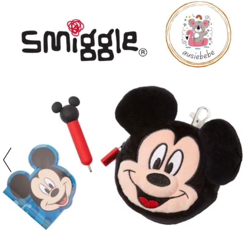 

Smiggle - Mickey Mouse Pen Pals 3 in 1 | Notepad Mini Pen Pal Keyring | ORIGINAL