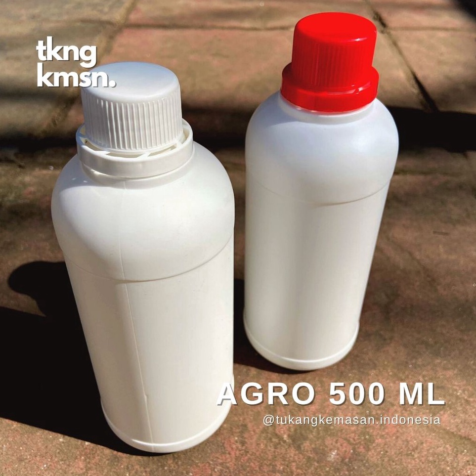 ART K2Q9 12 pcs Botol Agro 5ml HDPE  Inner  Segel