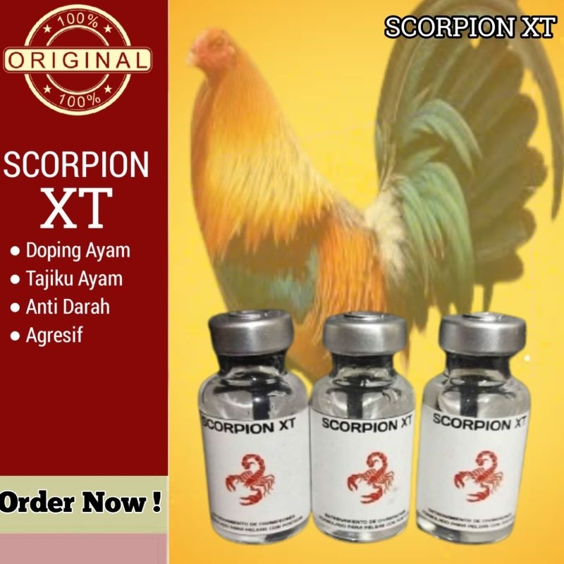 doping Ayam Aduan Taji Sambung Pisau Scorpion xt philipin import terbaik