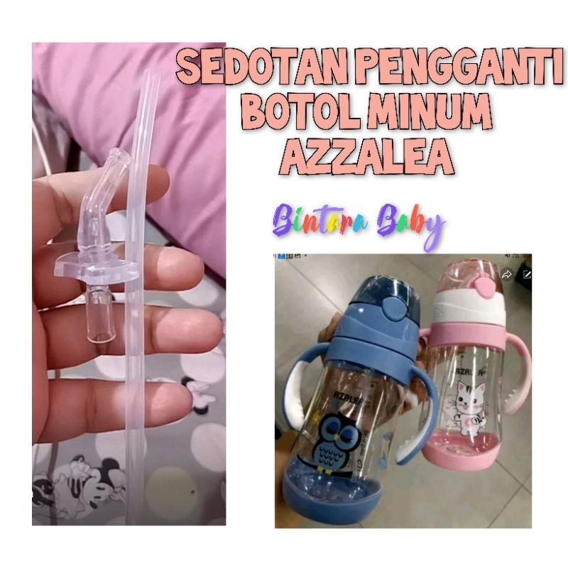 Sedotan Botol Minum Anak BPA Free Azalea 450ml / Sedotan Pengganti Botol Minum Azalea Komax