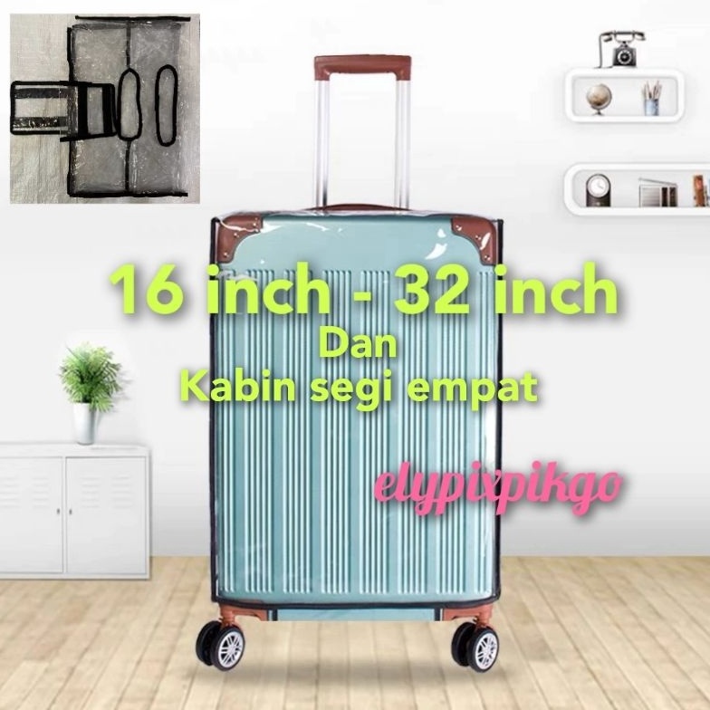 ART C5X6 cover koper mika Cabin1618222242628332 inch mika tebal  luggage cover koper Cabin 1618222 2