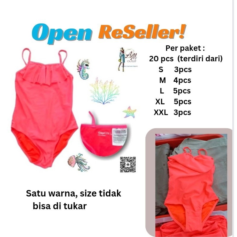 reseller grosir baju renang bayi anak perempuan remaja cewek dewasa ladies murah termurah paket jual