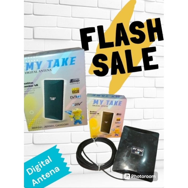 ANTENA TV DIGITAL/ANTENA DIGITAL/MY TAKE ANTENA DIGITAL OUTDOOR INDOOR ST-ANT2000 8-9M TERLARIS