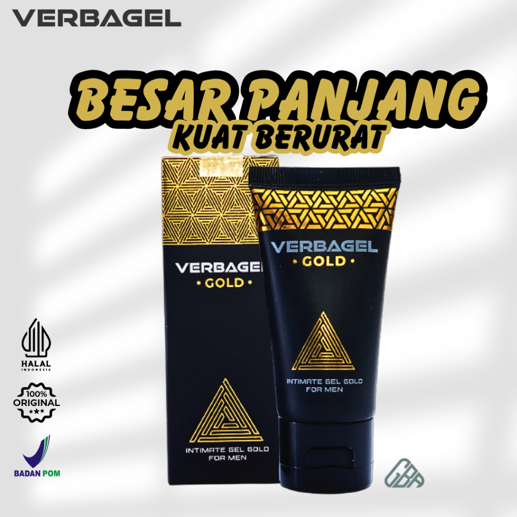 VERBAGEL GOLD Gel Oles Pembesar Mr p Besar Panjang Berurat Original