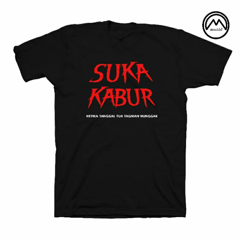 Mori.id Kaos Plesetan SIKSA KUBUR banyak pilihan kata |t-shirt plesetan kata unik siksa kubur dewasa