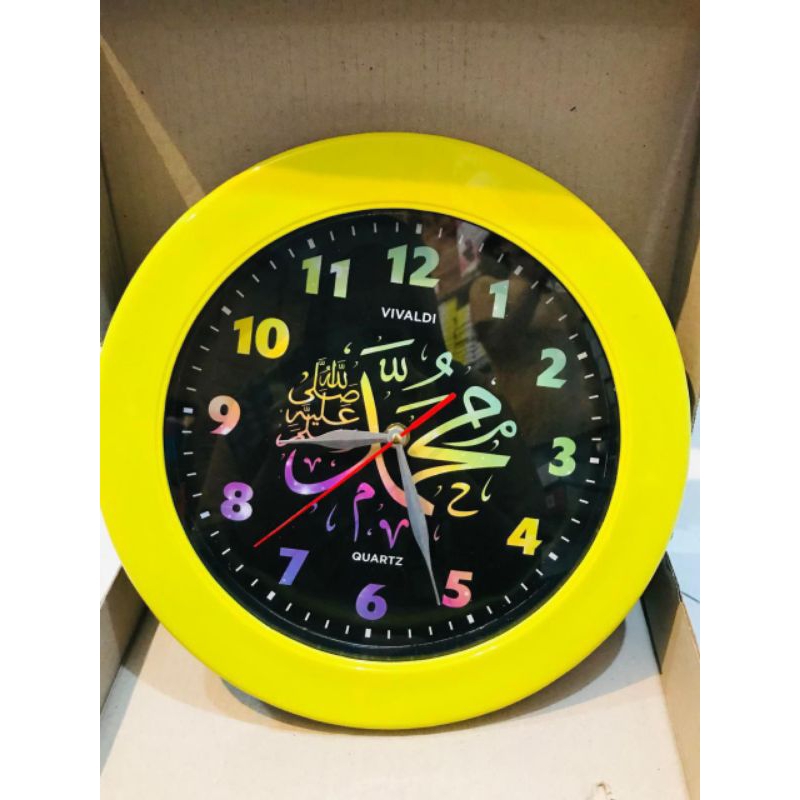 JAM DINDING OGANA KALIGRAFI