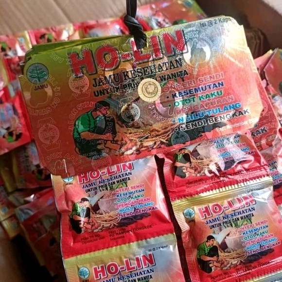 Kapsul Herbal Tradisional Holin Ho-lin Kesemutan Otot Kaku Nyeri Sendi Pengapuran Tulang Asam Urat K