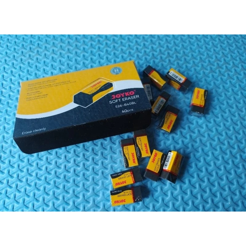 

( COD ) 10 PCS PENGHAPUS PENSIL JOYKO FABEL CASTELL PENTEL JOYKO MODEL BARU
