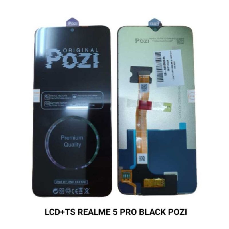 LCD REALME 5 PRO ORI POZI FULLSET TOUCHSCREEN