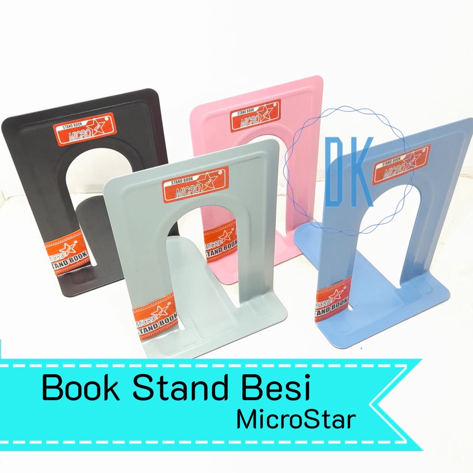

New Style Stand Book MicroStar Sandaran Buku Book End Besi pembatas buku besi