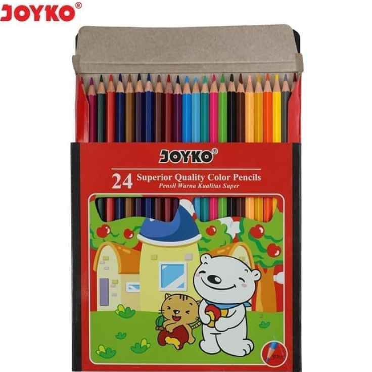 

Produk Terpopuler Pensil warna Joyko 24 warna panjang CP24PB 1set24wrn