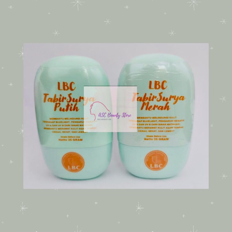 Lbc Tabir Surya ( Putih dan Merah )