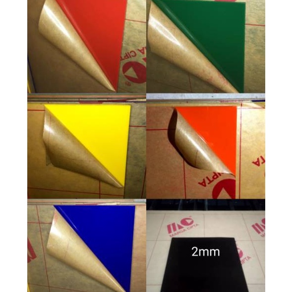 

Hadir Terlaris Acrylic akrilik lembaran warna solid ukuran 92x45cm