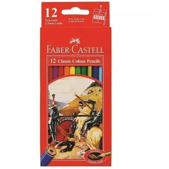 

Ready Bermanfaat PENSIL WARNA FABER CASTELL 12 WARNA COLOURS