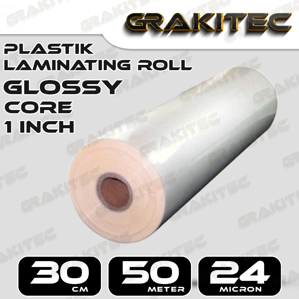 

Harga Terupdate Plastik Laminating Roll Glossy 3cm x 5m x 24 Mic