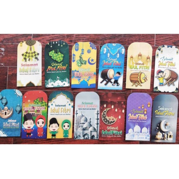 

Borong Berhadiah Amplop masjid ampau isi 1 lembar lebaran karakter uk 11x7cm