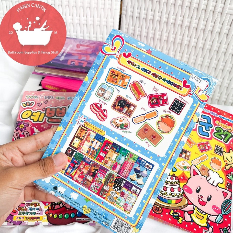 

Lebih Meriah Buku Origami Korea Versi 29 Korean Bentuk makanan Papercraft book Buku Lipat bentuk makanan lucu mainan anak origami kreatif