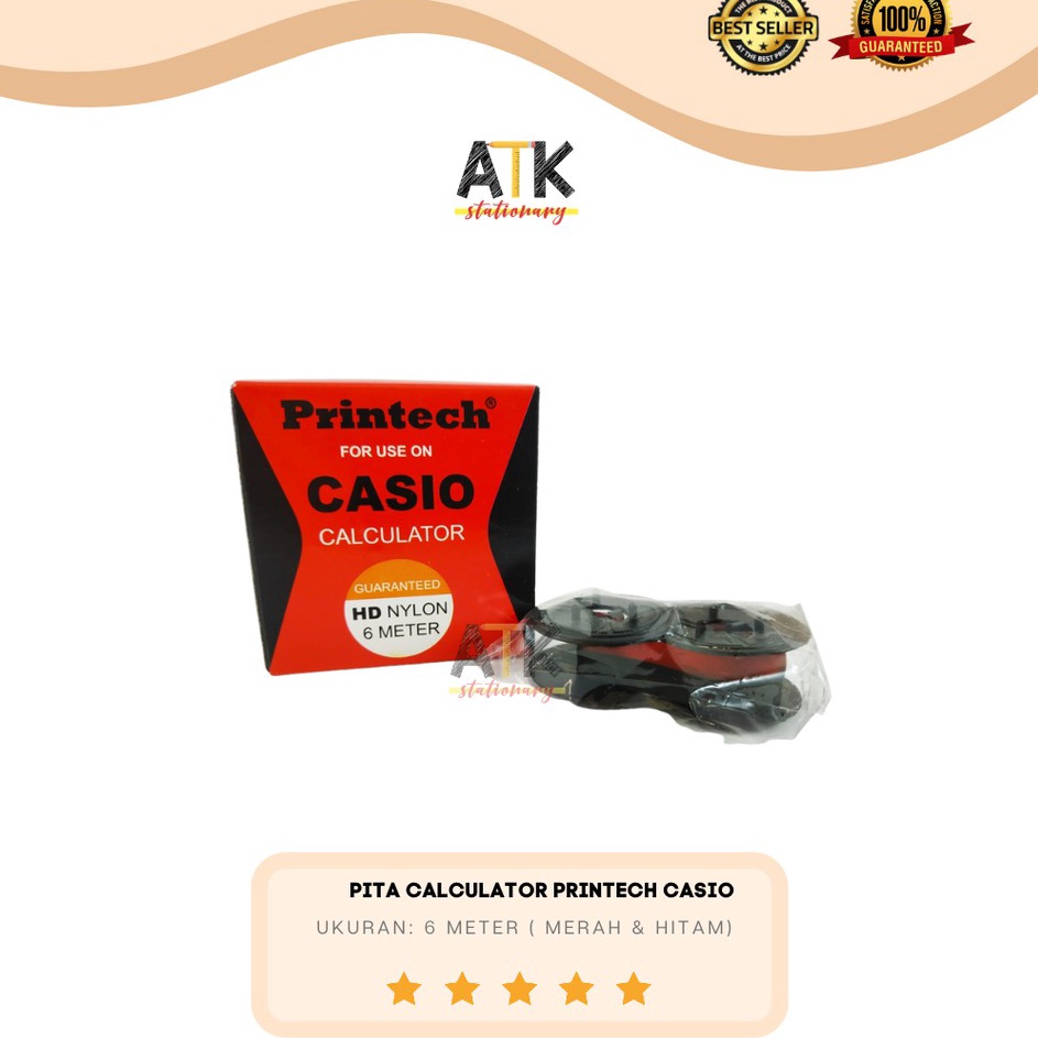 

Special Surprise Pita Kalkulator Printech Casio Hitam atk